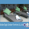 Арнайы тоқылған ультра күлгін ультракүлгінге төзімді PE Rattan Sunbed